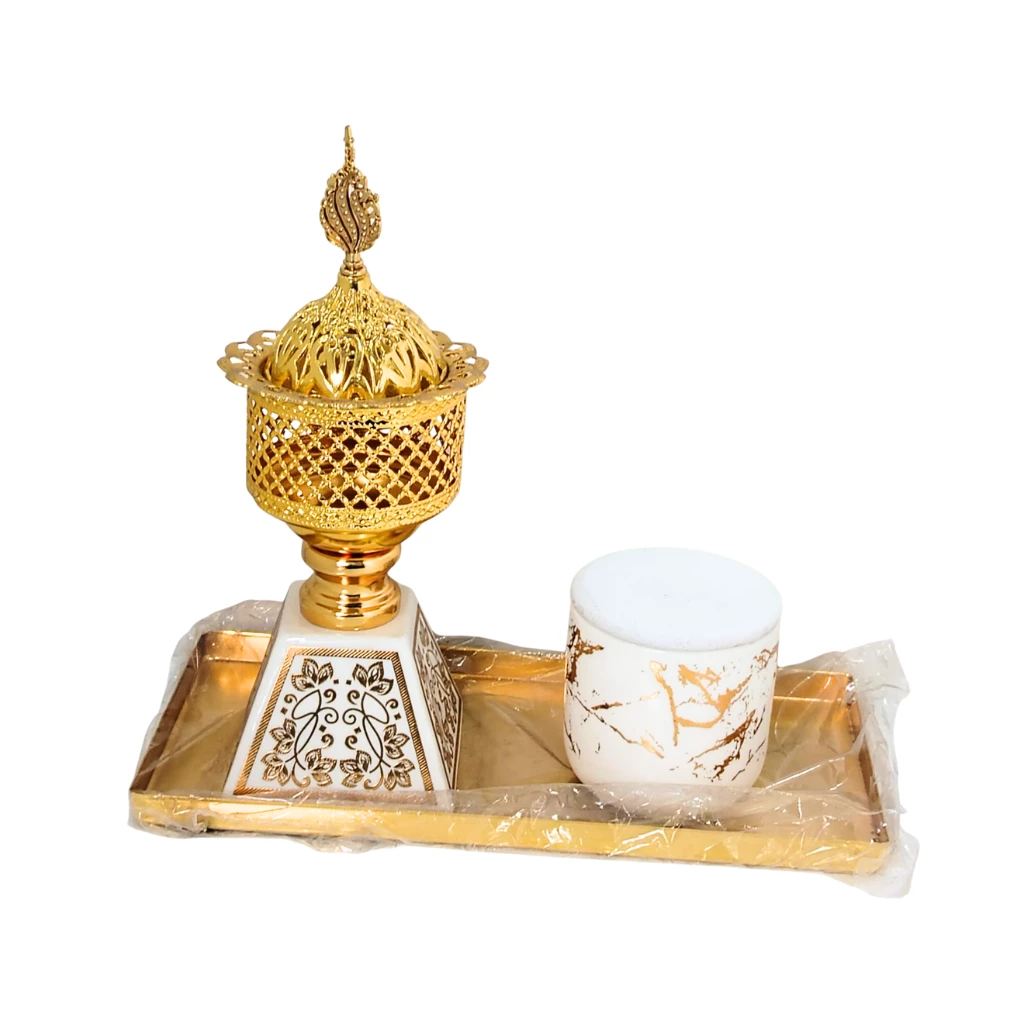 Ensemble de brûleur d’encens Arabesque Royale