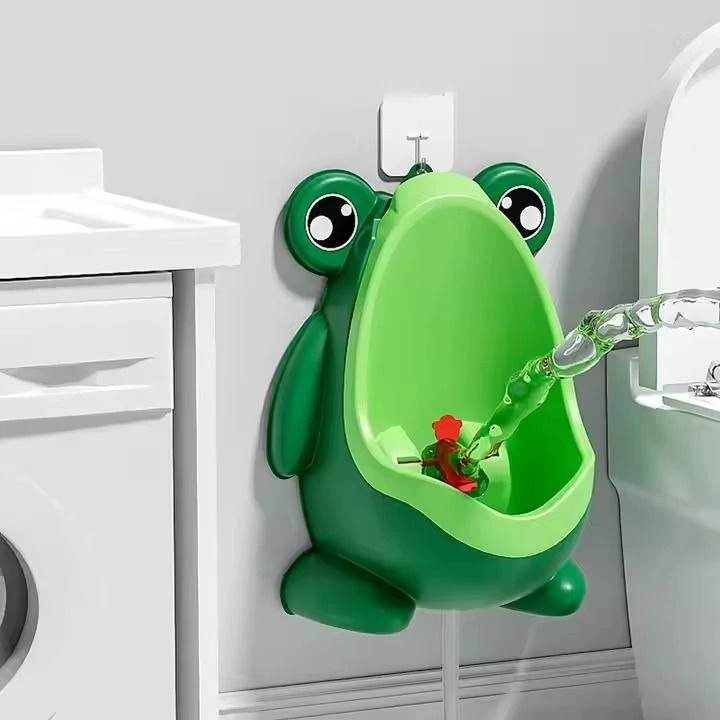 Urinoir Ludique pour Garçons en Forme de Grenouille