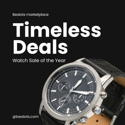 Bealots Marketplace promo